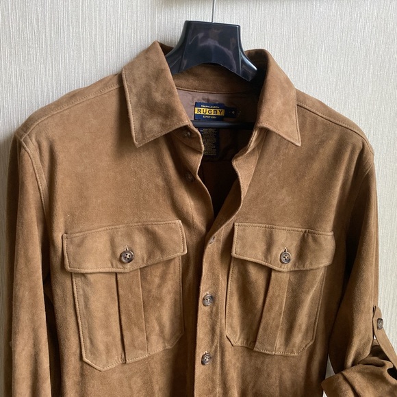 Rugby by Ralph Lauren Genuine Soft Goat Suede Romper Half-Lined - Picture 4 of 4